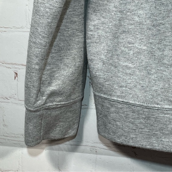 Chaps 1/4 Zip Mock Neck Sweatshirt Mens Size Medium Gray Embroidered - Picture 7 of 9